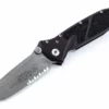 Microtech 161-11AP SOCOM Elite T/E Manual Black Handle - Apocalyptic Blade - Partial Serrations All Knife Brands