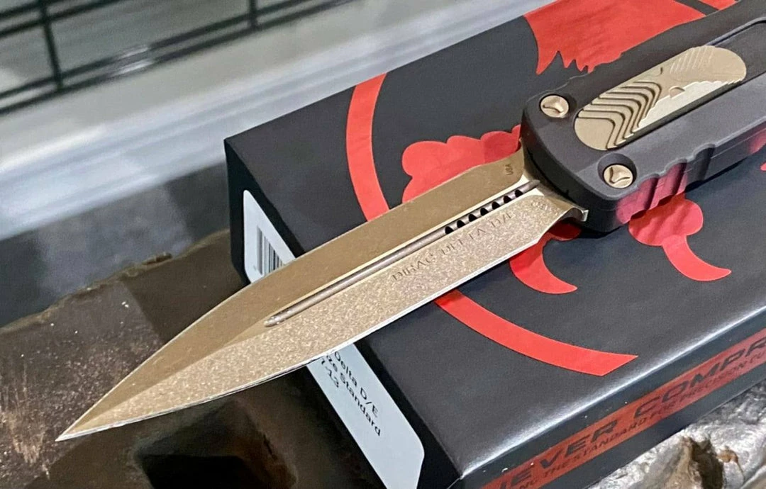 Promo 𧨠All Knife Brands Microtech 227-13 Dirac Delta D/E - Black Handle - Bronze Blade π€© 3 All Knife Brands Microtech 227-13 Dirac Delta D/E - Black Handle - Bronze Blade