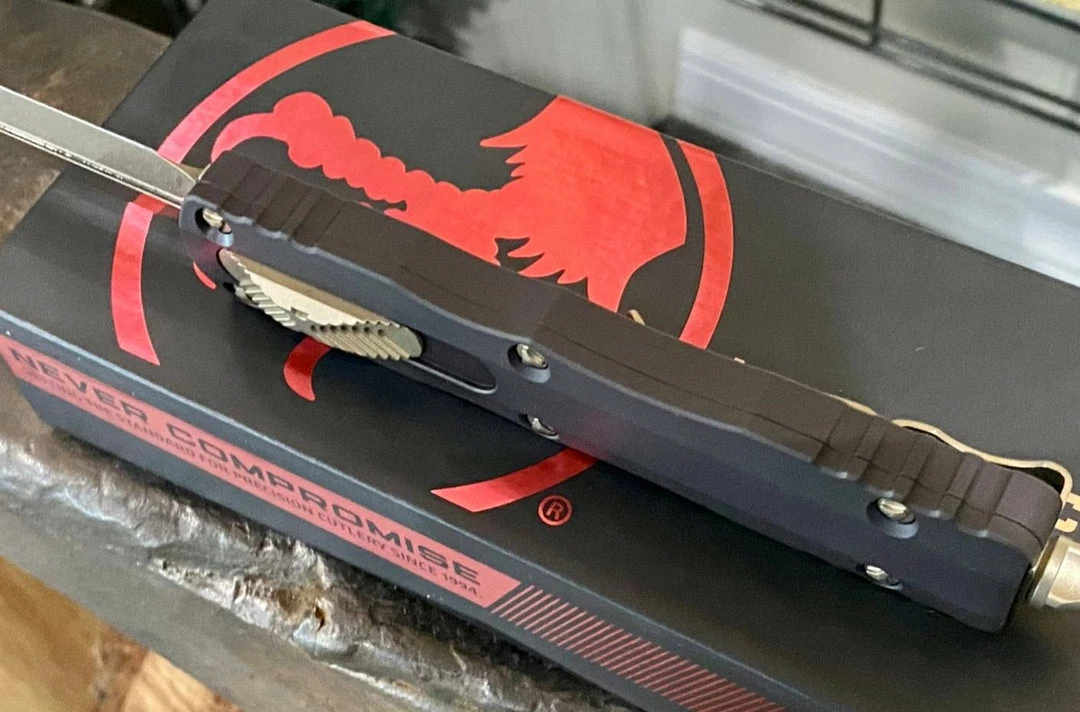 Promo 𧨠All Knife Brands Microtech 227-13 Dirac Delta D/E - Black Handle - Bronze Blade π€© 6 All Knife Brands Microtech 227-13 Dirac Delta D/E - Black Handle - Bronze Blade