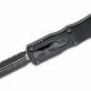 All Knife Brands Microtech 227-3T Dirac Delta Auto OTF Knife 3.79" D/E Black