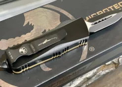 All Knife Brands Microtech 238-1GTTAS Troodon Mini 1.99