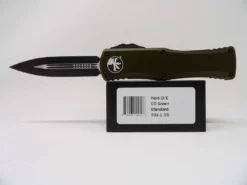 MICROTECH 702-1OD HERA D/E BLACK STD OD GREEN All Knife Brands