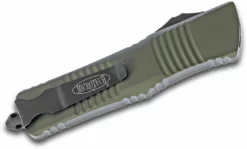 Microtech Combat Troodon Tanto OTF Auto Knife Green (3.8" Black) 144-1 OD All Knife Brands