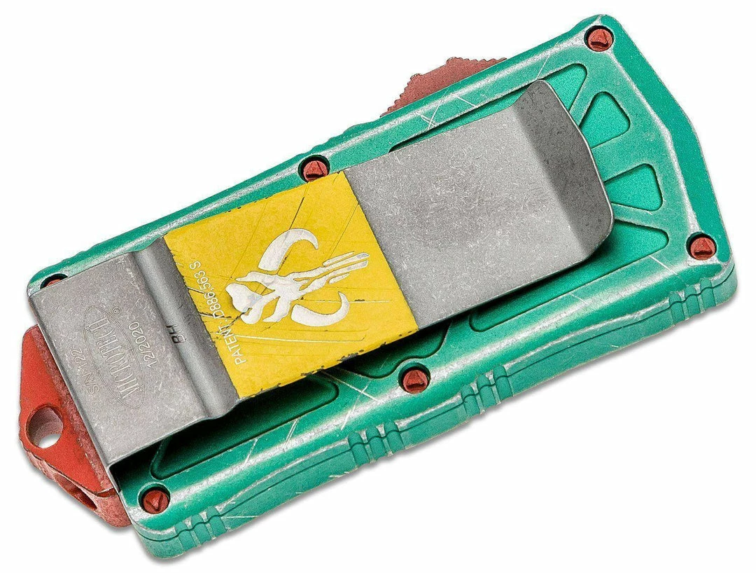 Best deal π Microtech Exocet Bounty Hunter OTF AUTO Knife 1.98" Apocalyptic Tanto Blade, Green Apoc π 5 Microtech Exocet Bounty Hunter OTF AUTO Knife 1.98" Apocalyptic Tanto Blade, Green Apoc