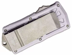 All Knife Brands Microtech Exocet - Grey Handle - Apocalyptic Blade 157-10APGY