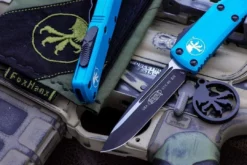 Microtech Knives UTX-85 S/E Turquoise Handle All Knife Brands