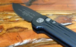 All Knife Brands Microtech LUDT Automatic Knife Black (3.4