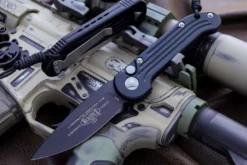 All Knife Brands Microtech LUDT Automatic Knife Black (3.4