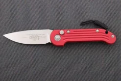 Microtech LUDT Automatic Knife Red (3.4" Black) 135-1RD All Knife Brands