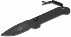Microtech LUDT Tactical Auto Knife (3.4" Black) 135-1T