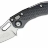 All Knife Brands Microtech Stitch 169-10 Auto Folding Knife 3.625" Stonewashed Blade
