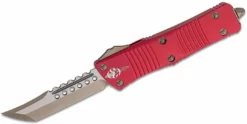 All Knife Brands Microtech Troodon Hellhound Tanto OTF Red 619-10MR