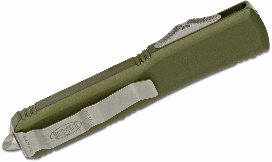 Brand new βοΈ All Knife Brands Microtech Ultratech 122-4OD Auto OTF Knife 3.46" Satin D/E OD Handles π 6 All Knife Brands Microtech Ultratech 122-4OD Auto OTF Knife 3.46" Satin D/E OD Handles