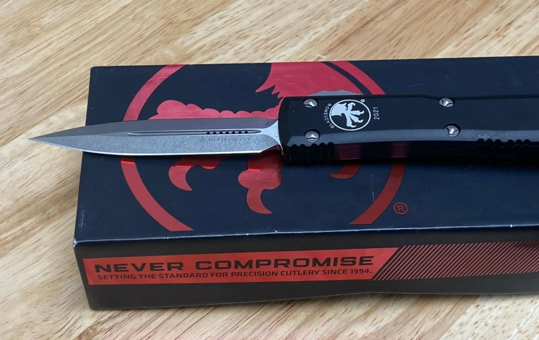 Budget π₯ Microtech Ultratech D/E Blade Show 2021 Stonewash Knife 122-10BS21 βοΈ 5 Microtech Ultratech D/E Blade Show 2021 Stonewash Knife 122-10BS21