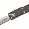 Microtech UTX-85 OTF Knife 3" Apoc D/E, Black Handles 232-10AP All Knife Brands