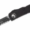 All Knife Brands Microtech UTX-85 Tactical Auto Knife 3" Black Combo