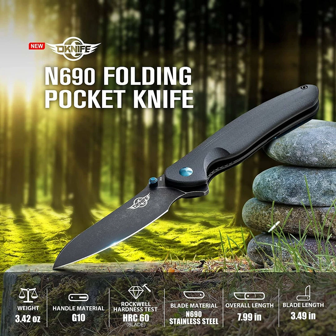 Deals π OLIGHT OKNIFE Drever N690 Tactical EDC Folding Pocket Knife - G10 π 5 OLIGHT OKNIFE Drever N690 Tactical EDC Folding Pocket Knife - G10