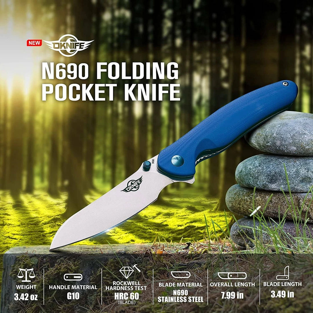 Deals π OLIGHT OKNIFE Drever N690 Tactical EDC Folding Pocket Knife - G10 π 9 OLIGHT OKNIFE Drever N690 Tactical EDC Folding Pocket Knife - G10