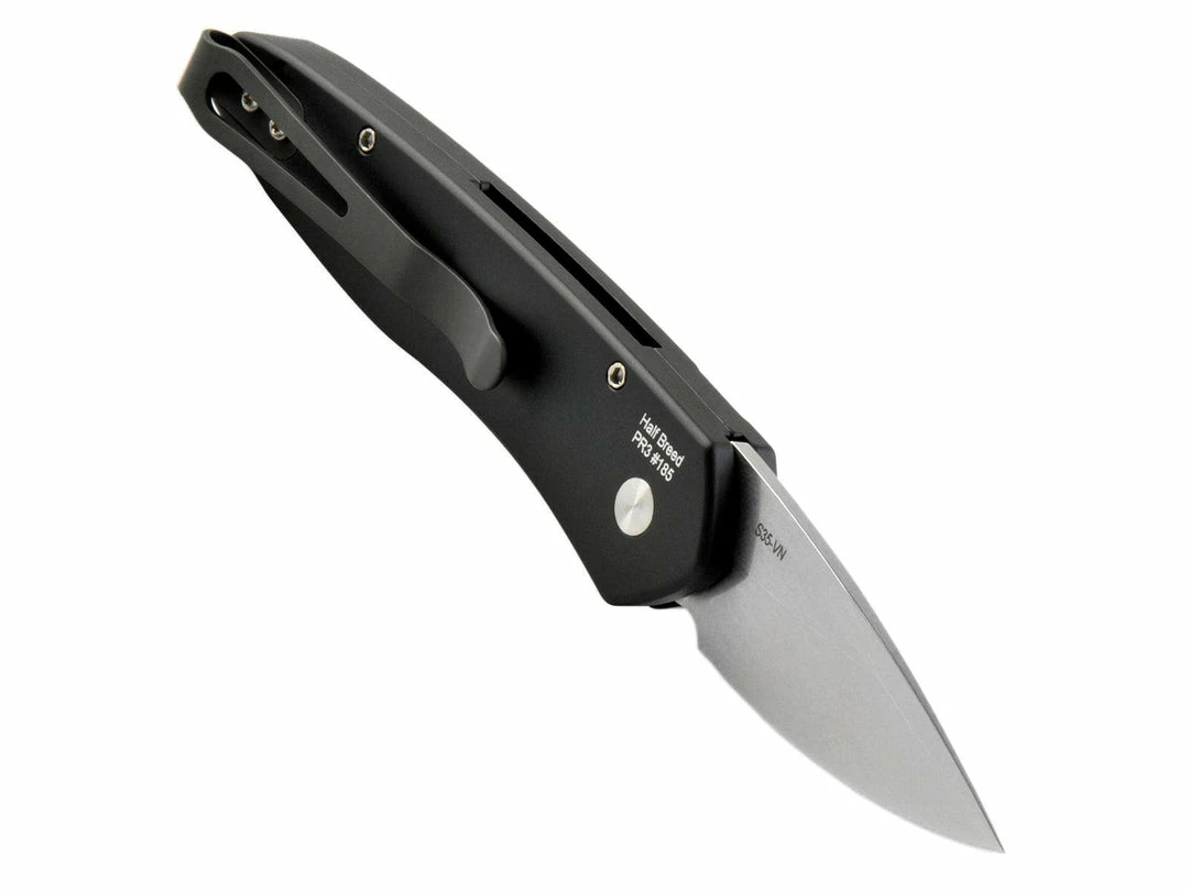 Outlet ๐ PROTECH KNIVES Pro-Tech Half Breed Auto 3605 Black Handle Stonewash BLade All Knife Brands ๐ 4 PROTECH KNIVES Pro-Tech Half Breed Auto 3605 Black Handle Stonewash BLade All Knife Brands