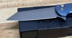 Deals β¨ PROTECH KNIVES Pro-Tech Malibu 5241 Blue Titanium Custom Reverse Tanto Flipper π― 12 PROTECH KNIVES Pro-Tech Malibu 5241 Blue Titanium Custom Reverse Tanto Flipper