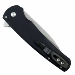 PROTECH KNIVES Pro-Tech Malibu Wharncliffe Plunge Lock Flipper Knife Black (3.3" Stonewash)