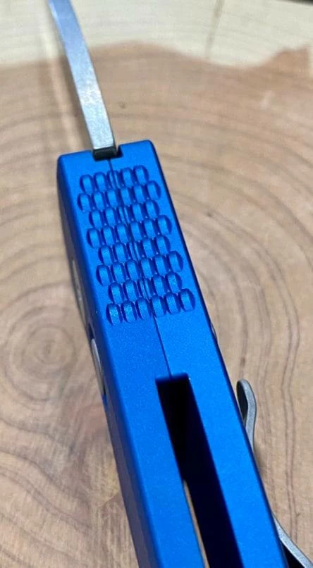 New ✨ PROTECH KNIVES Pro-Tech Runt 5 Blue Handle Stonewash Wharncliffe 20-CV (R5101-Blue) All Knife Brands 🧨 7 PROTECH KNIVES Pro-Tech Runt 5 Blue Handle Stonewash Wharncliffe 20-CV (R5101-Blue) All Knife Brands