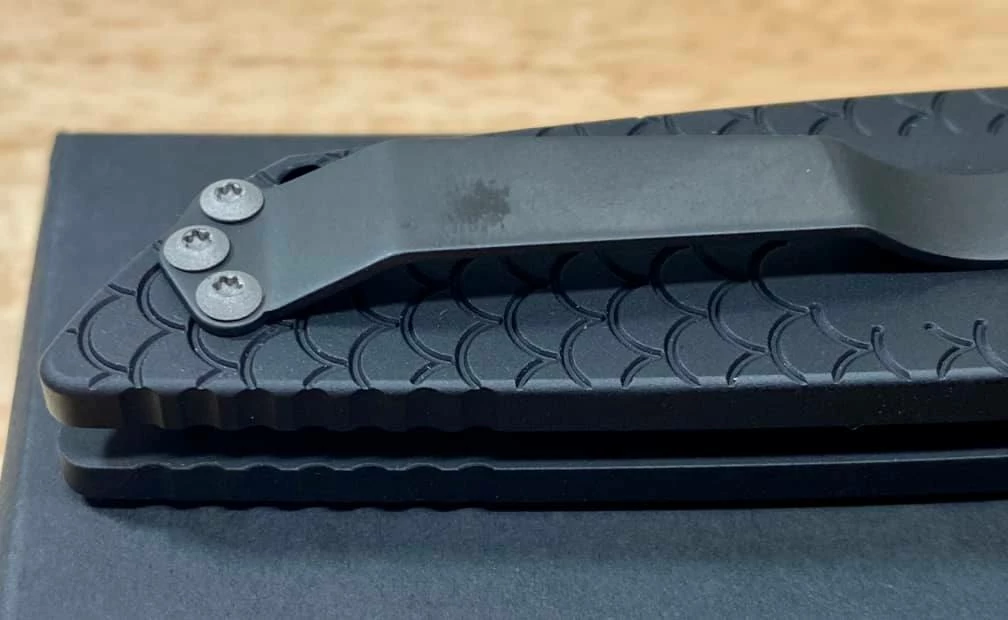 Outlet ๐ PROTECH KNIVES Pro-Tech TR-3 MC1 Magnacut Knife Fish Scale Black ๐ 7 PROTECH KNIVES Pro-Tech TR-3 MC1 Magnacut Knife Fish Scale Black