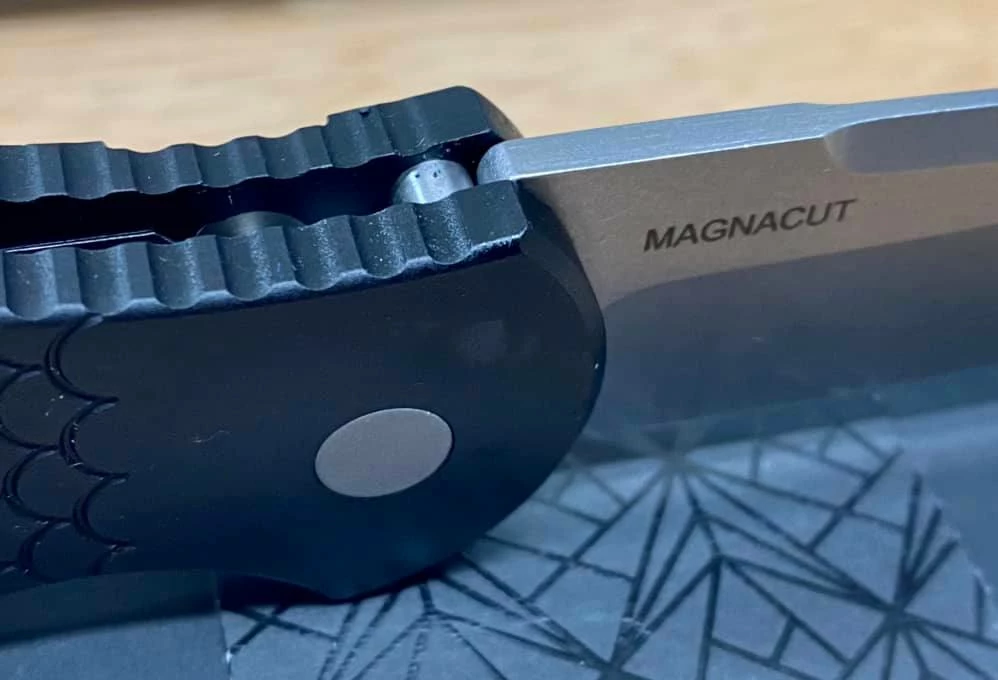 Outlet ๐ PROTECH KNIVES Pro-Tech TR-3 MC1 Magnacut Knife Fish Scale Black ๐ 9 PROTECH KNIVES Pro-Tech TR-3 MC1 Magnacut Knife Fish Scale Black