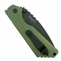 PROTECH KNIVES ProTech 2403 Green Strider SnG Auto Knife, 154CM Black Blade All Knife Brands