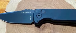 All Knife Brands Protech Knives Les George SBR Black DLC LG403