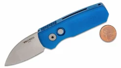 PROTECH KNIVES ProTech Runt 5 Blue Auto Knife Smooth Handle (USA) R5201