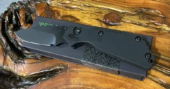 PROTECH KNIVES Protech Strider SnG Auto 2403-OP Operator Black W/Tritium Button All Knife Brands