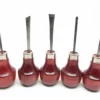 Ramelson 107R 5-Piece Small Woodcarving Tool Set With Palm-Style Handles