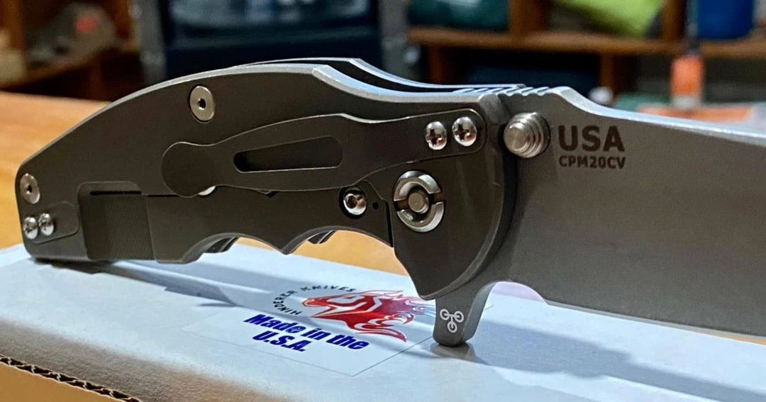 Wholesale ✔️ Rick Hinderer Jurassic Flipper 3.5" Knife SpearPoint Tri-way 3.5" CPM-20CV All Knife Brands ⌛ 4 Rick Hinderer Jurassic Flipper 3.5" Knife SpearPoint Tri-way 3.5" CPM-20CV All Knife Brands