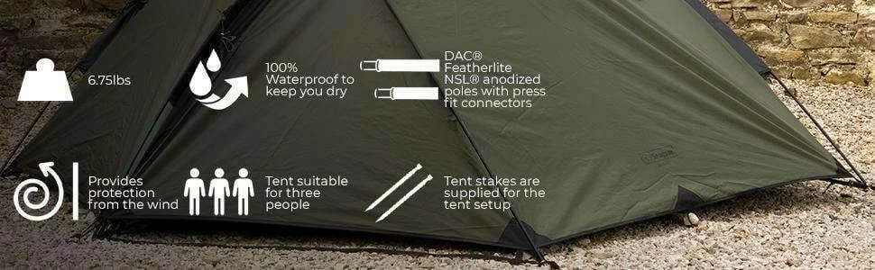Outlet 𧨠Snugpak Bunker 3 Person Tent / Tactical Shelter (Olive) Tents & Shelters π 7 Snugpak Bunker 3 Person Tent / Tactical Shelter (Olive) Tents & Shelters