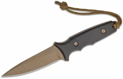 SPARTAN BLADES Spartan Harsey TT Tactical Trout Fixed Blade Knife 4.5" S45VN FDE