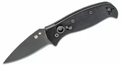 Spyderco Knives Spyderco Autonomy 2 C165GPBBK2 Auto Folding Knife LC200N Black DLC Blade