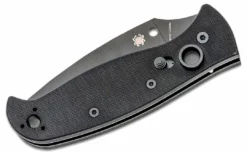 Spyderco Knives Spyderco Autonomy 2 C165GPBBK2 Auto Folding Knife LC200N Black DLC Blade