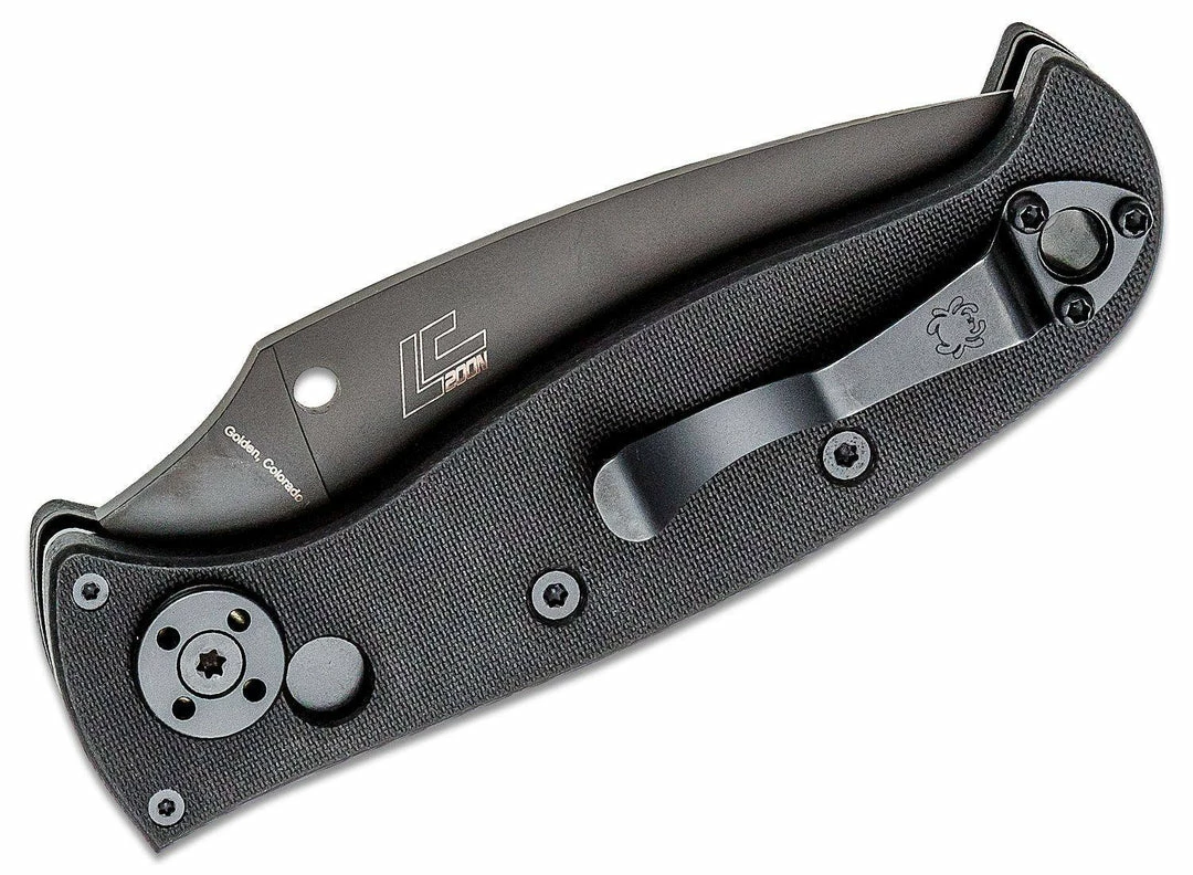 Buy ๐ฅ Spyderco Knives Spyderco Autonomy 2 C165GPBBK2 Auto Folding Knife LC200N Black DLC Blade ๐ 5 Spyderco Knives Spyderco Autonomy 2 C165GPBBK2 Auto Folding Knife LC200N Black DLC Blade