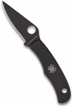 Spyderco Bug Non-Locking Knife Black Steel Blade C133BKP Spyderco Knives