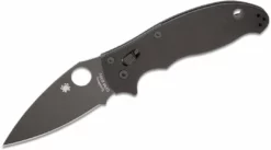 Spyderco C101GPBBK2 Manix 2 Knife Tactical (3.375" Black) Spyderco Knives