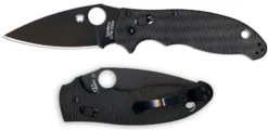 Spyderco C101GPBBK2 Manix 2 Knife Tactical (3.375" Black) Spyderco Knives