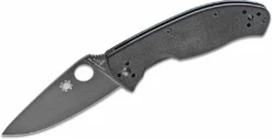Spyderco C122GBBKP Tenacious Folding Knife 3.38" Black Spyderco Knives