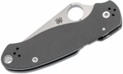 Spyderco Knives Spyderco C223GPDGY Para 3 Maxamet Knife (USA)