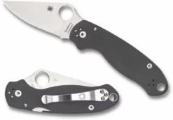 Spyderco Knives Spyderco C223GPDGY Para 3 Maxamet Knife (USA)