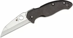 Spyderco C248CFP Kelly McCann Canis Folding Knife 3.36" S30V