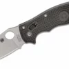 Spyderco Manix 2 Knife Plain Blade Black Handles Spyderco Knives