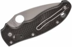 Spyderco Manix 2 Knife Plain Blade Black Handles Spyderco Knives