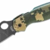 Spyderco Knives Spyderco Para 3 Knife 3" CPM-S45VN Black Plain Blade, Digital Camo G10 Handles