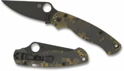 Spyderco Knives Spyderco Paramilitary 2 Knife S30V Digital Camo Handles - C81GPCMOBK2